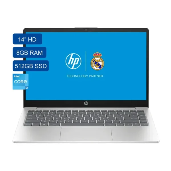 Portátil HP 14-ep0027la, Intel Core i3, 8 GB RAM, 512 GB SSD, 14, HD Windows 11 Home