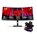 Monitor Xiaomi G34WQi + Audífonos Primus ARCUS200S-BT