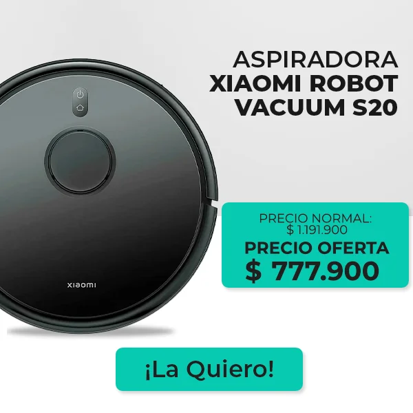 Aspiradora Xiaomi Robot Vacuum S20 en oferta especial