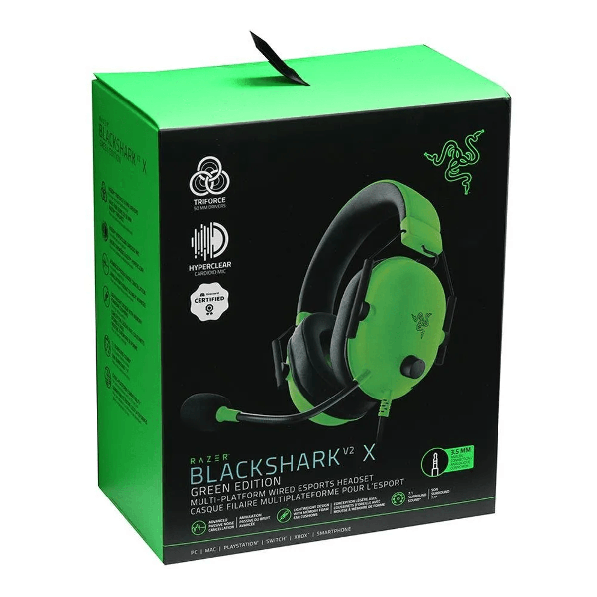 DIADEMA-RAZER-BLACKSHARK-V2X