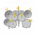 Drum Set Session I AKG 1