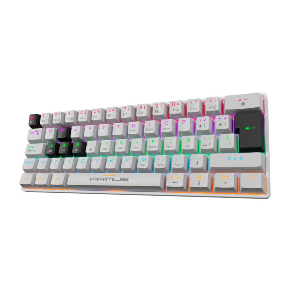 PKS-060W-S Teclado mecánico compacto Primus Ballista 61T