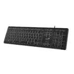 Teclado Delgado retroliluminado slimstar 820 Interfaz USB 3Teclado Delgado retroliluminado slimstar 820 Interfaz USB 3