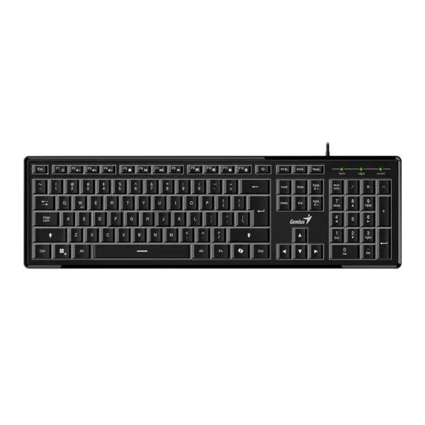 Teclado Delgado retroliluminado slimstar 820 Interfaz USB