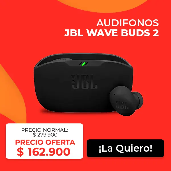 Audífonos inalámbricos JBL Wave Buds 2, precio oferta