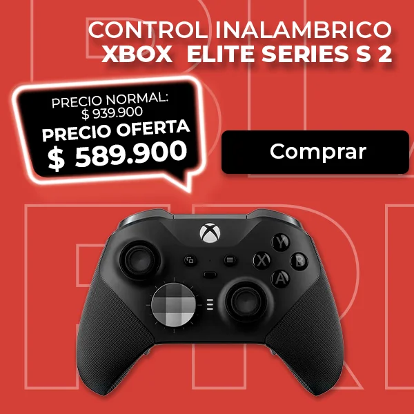 Control inalámbrico Xbox Elite Series 2 negro profesional.