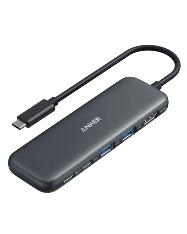 Hub USB-C Anker 332 5-in-1 – 4K HDMI, Ricarica 85W, Per MacBook E Laptop Universali