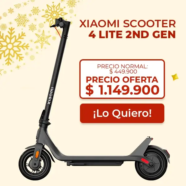 Patineta eléctrica Xiaomi Scooter 4 Lite segunda generación oferta.