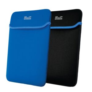 Klip Xtreme - Notebook sleeve - 14.1 in - Black blue - neoprene reversable