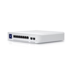 Ubiquiti UniFi Enterprise - Conmutador - L3 - Gestionado - 8 x 10/100/1000/2.5G (PoE+) + 2 x 1 Gigabit / 10 Gigabit SFP+ (enlace ascendente) - sobremesa - PoE+ (120 W)