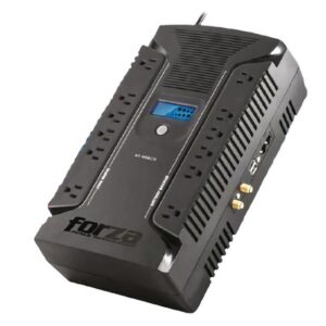 Forza HT Series HT-1000LCD - UPS - CA 120 V - 600 vatios - 1000 VA 9 Ah - conectores de salida: 12