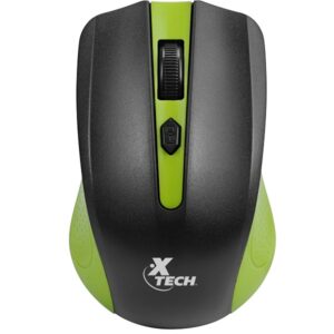 Xtech - Mouse - 2.4 GHz - Wireless - Green - 1600dpi XTM-310GN