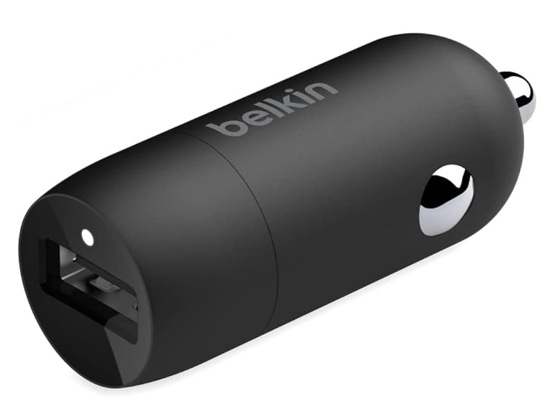 Belkin - Adaptador de corriente para el coche - 20 vatios - Fast Charge (24 pin USB-C) - negro
