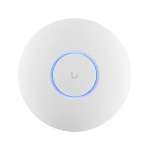 Ubiquiti - U6+ Wireless access point - ceiling-mounted WiFi 6 - Ø160 x 33 mm (Ø6.3 x 1.3") - 44–57V DC adapter (NO Included) - LEDs White/blue - Certifications CE/FCC/IC