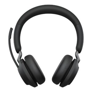 Jabra Evolve2 65 MS Stereo - Auricular - en oreja - Bluetooth - inalámbrico - USB-A - aislamiento de ruido - negro - Certificado para Equipos de Microsoft