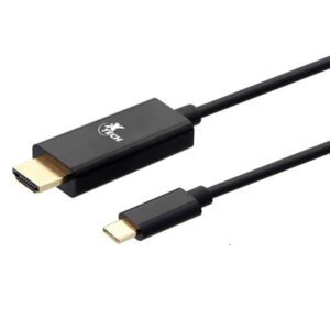 Xtech - USB cable - USB Type C - HDMI - 1.8 m - Black & silver - C male to HDMI male XTC-546