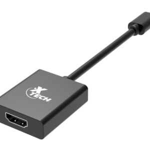 Xtech - Video adapter - USB Type C - HDMI - Black - (m) to (f) XTC-541