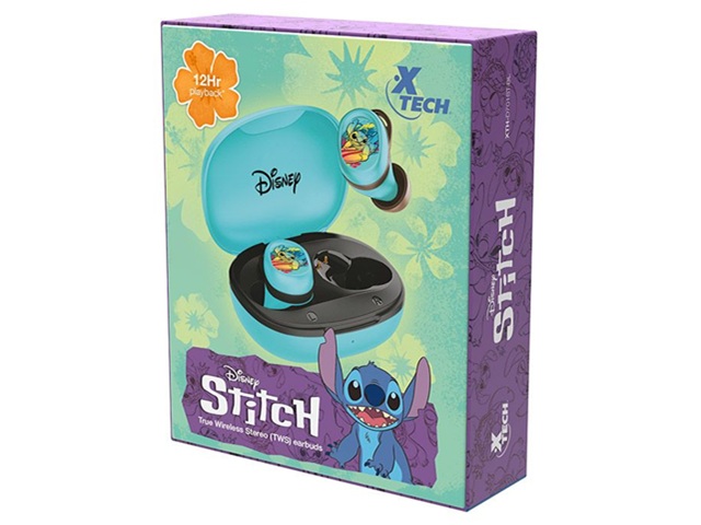 Xtech XTH-D701ST-BL - True wireless earphones - Wireless - earbuds Disney Stich Blue