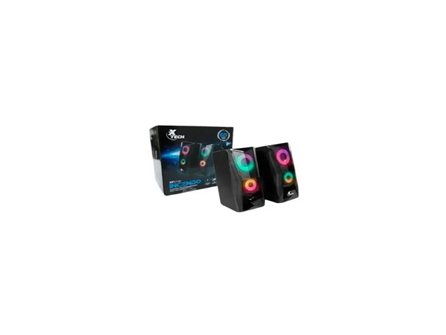 Xtech - Altavoces - 2.0 canales - Negro - Gaming con luz LED XTS-131