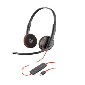 POLY - Headset - Wired - Blackwire 3220 Stereo USB-C He