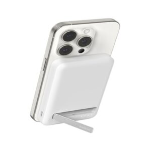 Belkin - Power bank - 15 Watt - Lithium - Para Universal - Qi2 5.000 mAh Stand White