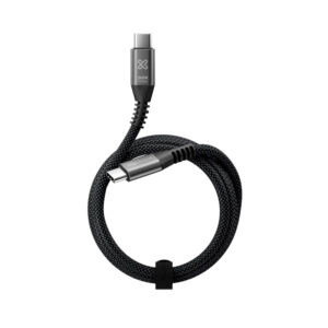 Klip Xtreme - USB cable - 24 pin USB-C - 1.8 m - Black - 240W 40Gbps Braided Fast Charg