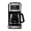 Oster® Cafetera Programable, Pantalla Táctil, Jarra de Vidrio, de 12 Tazas BVSTDC4403
