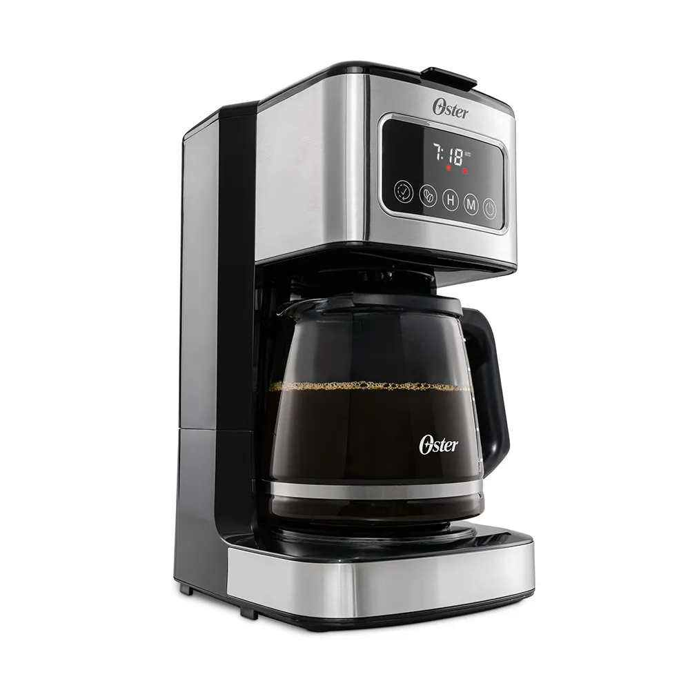 Oster® Cafetera Programable, Pantalla Táctil, Jarra de Vidrio, de 12 Tazas BVSTDC4403