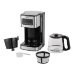 Oster® Cafetera Programable, Pantalla Táctil, Jarra de Vidrio, de 12 Tazas BVSTDC4403