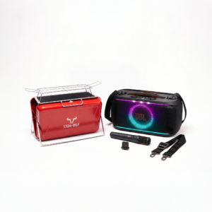 Combo Parlante JBL Partybox On The Go 2+Parrilla Viajera