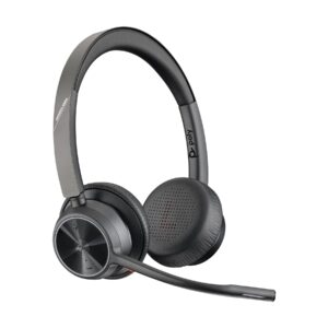 Poly Voyager 4320-M - Auricular - en oreja - Bluetooth - inalámbrico, cableado - USB-A a través de adaptador Bluetooth - negro - Certificado para Equipos de Microsoft, Certificado por Zoom