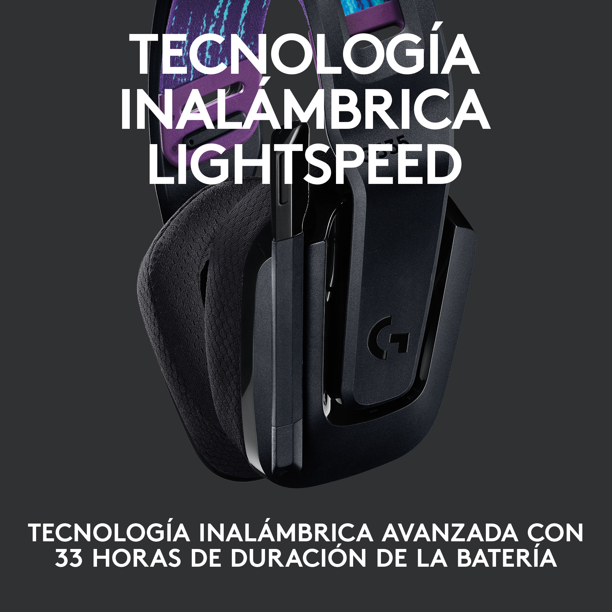Audífonos inalámbricos con micrófono Logitech G535 LIGHTSPEED para juegos. - Imagen 10