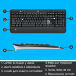 Combo teclado y mouse inalámbrico MK540 Advanced - Imagen 6