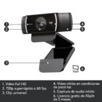 Camara web Logitech® C922 Pro Stream Webcam - Imagen 6