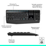Combo teclado y mouse inalámbrico MK345 - Imagen 7