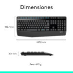 Combo teclado y mouse inalámbrico MK345 - Imagen 9
