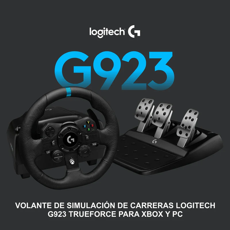 Volante Logitech G923 para Xbox Series X|S, Xbox One y PC + Palanca de Cambios - Imagen 5