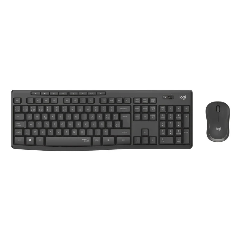 Combo teclado y Mouse silencioso inalámbrico Logitech MK295