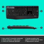 Logitech Mk345, Teclado Multimedia Y Mouse - Imagen 4