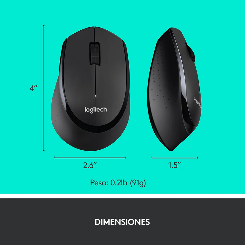 Logitech Mk345, Teclado Multimedia Y Mouse - Imagen 3