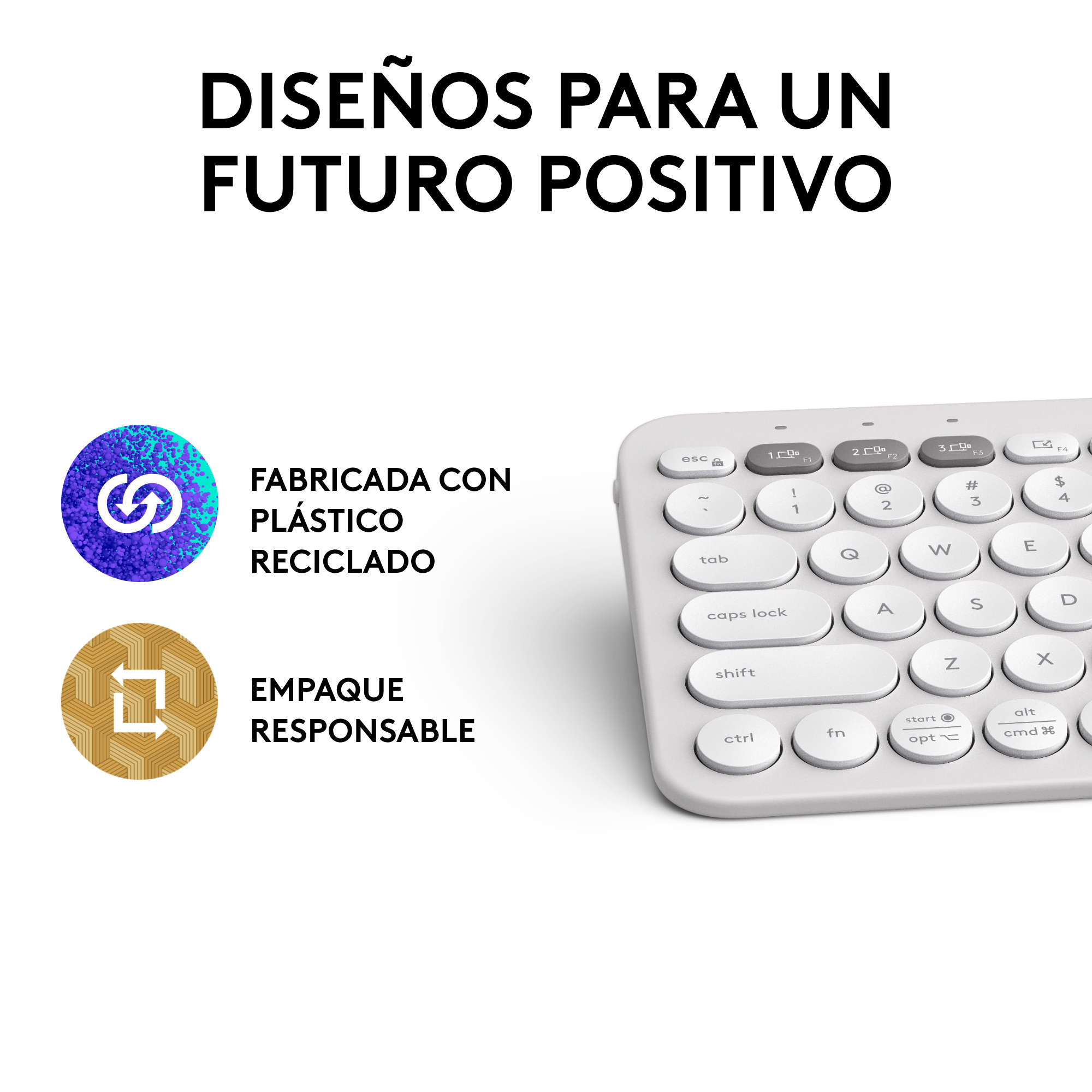 Teclado Bluetooth Multidispositivo Logitech Pebble Keys 2 K380s - Imagen 10