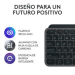 Teclado inalámbrico Bluethooth Logitech MX Keys S, USB-C - Imagen 5