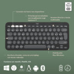 Teclado Bluetooth Multidispositivo Logitech Pebble Keys 2 K380s - Imagen 4