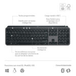 Teclado inalámbrico Bluethooth Logitech MX Keys S, USB-C - Imagen 6
