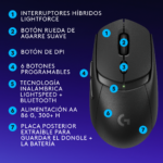 Mouse inalámbrico G309 LIGHTSPEED para juegos - Imagen 7