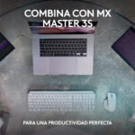 Teclado inalámbrico Bluethooth Logitech MX Keys S, USB-C - Imagen 8