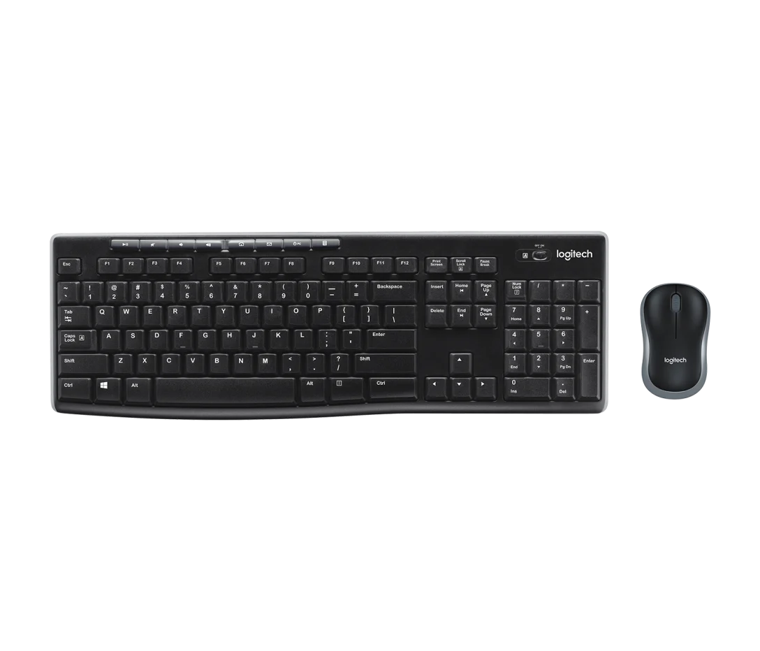 Combo Teclado y Mouse Logitech MK270 Inalámbrico
