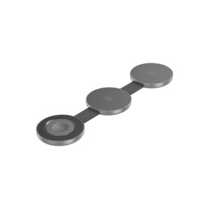 Klip Xtreme KDC-250 PowerDesk Flex cargador inalámbrico 3 en 1 | Tres plataformas para smartphone, Apple Watch y estuche TWS | Hasta 15 W de carga inalámbrica para smartphone