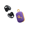 Combo Soundcore AeroClip Negro + Select 4 Go Morado