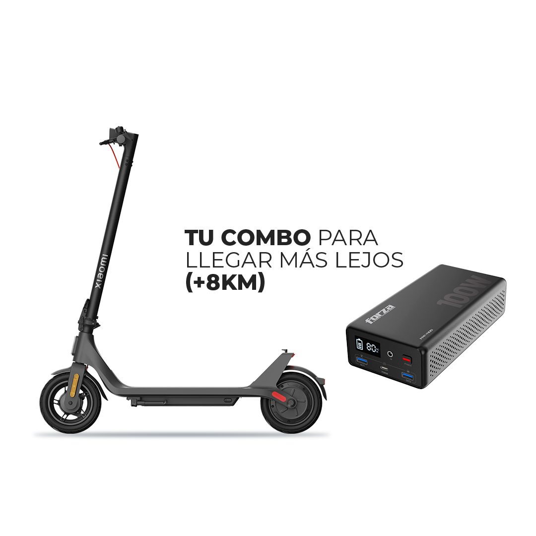 Combo Patineta Eléctrica Xiaomi 4 Lite + Generador Forza
